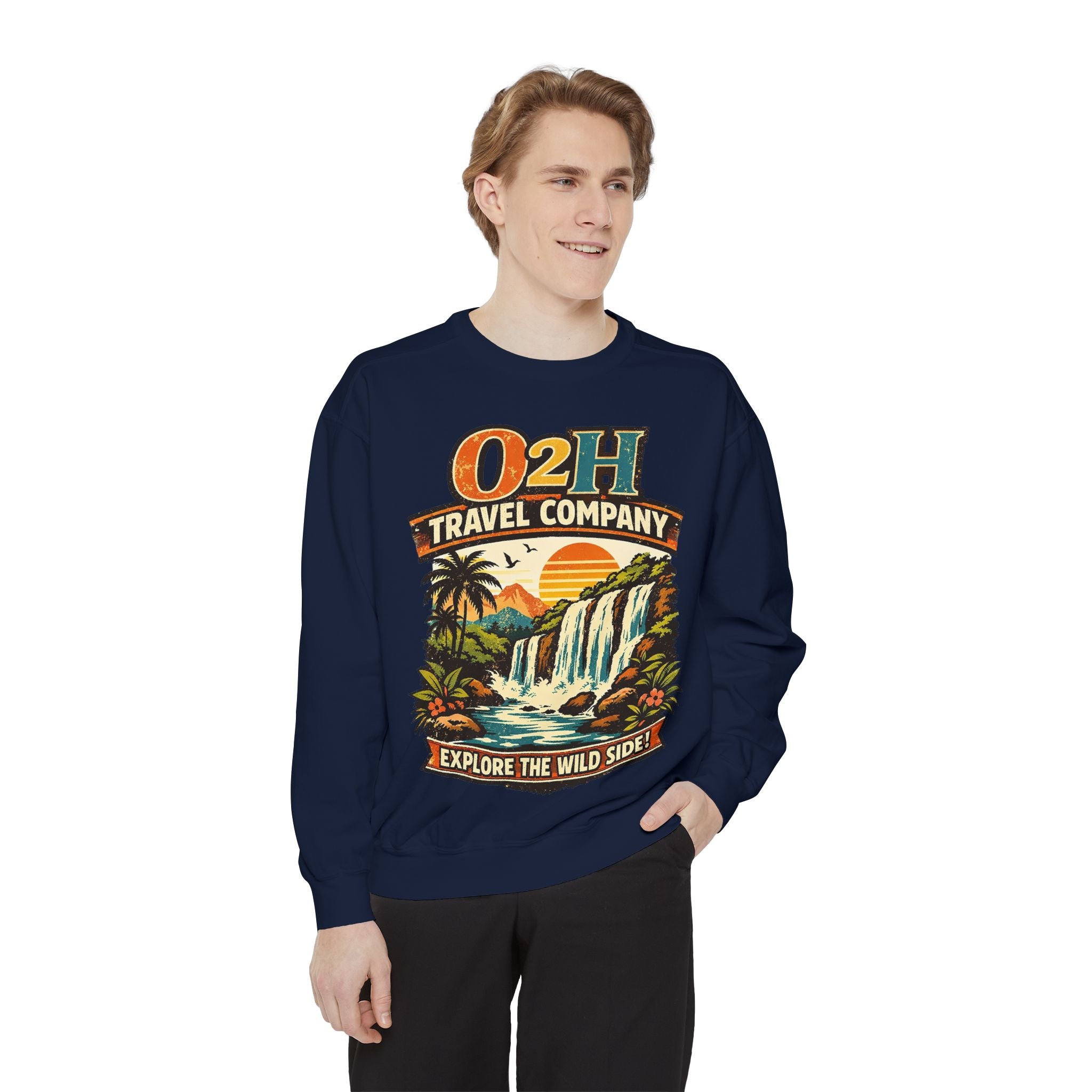 Travel Company Sweatshirt – "O2H Travel Company: Explore the Wild Side"