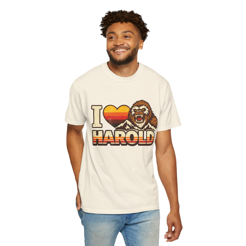 I Heart Harold T-Shirt — Retro Bigfoot/Sasquatch Graphic Tee