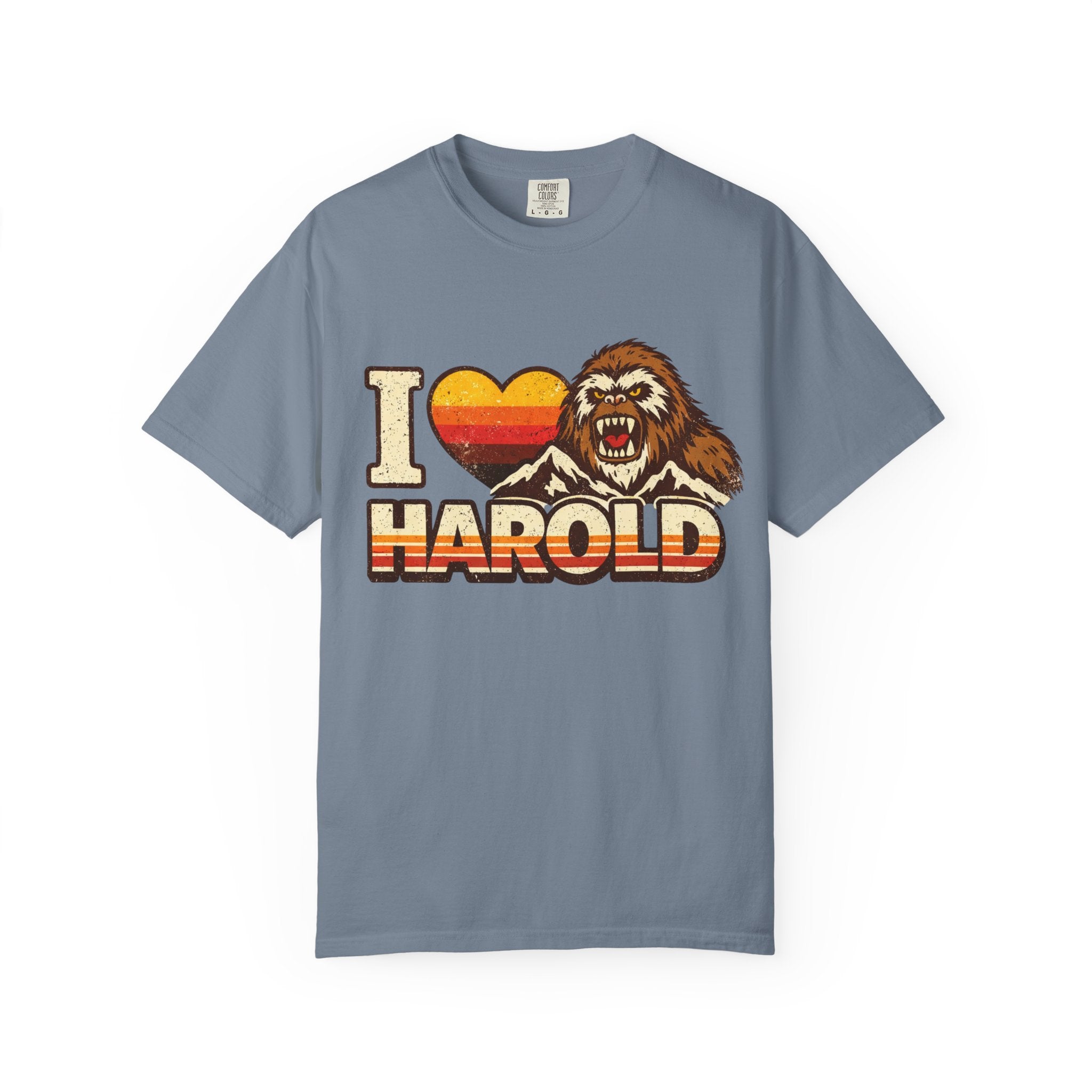 I Heart Harold T-Shirt — Retro Bigfoot/Sasquatch Graphic Tee