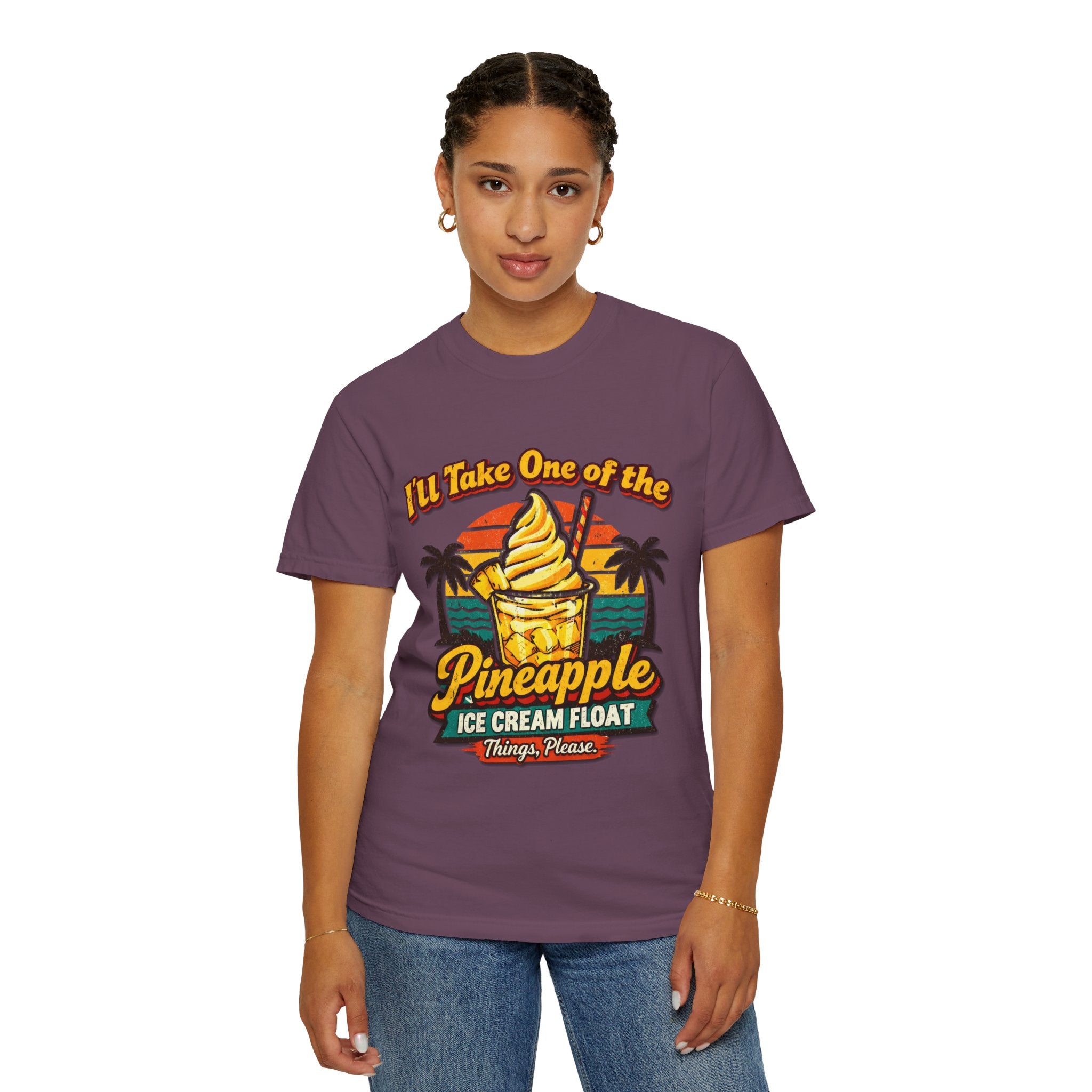 Pineapple Ice Cream Float T‑Shirt — "I'll Take One of the Pineapple Ice Cream Float" Tropical Tee