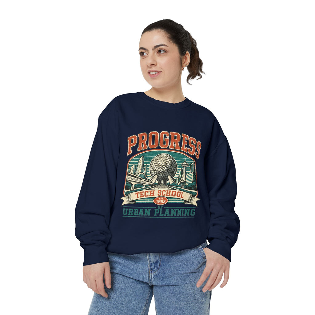 Copy of Urban Planning Tech School T-Shirt — "Progress" Vintage Campus Graphic Tee