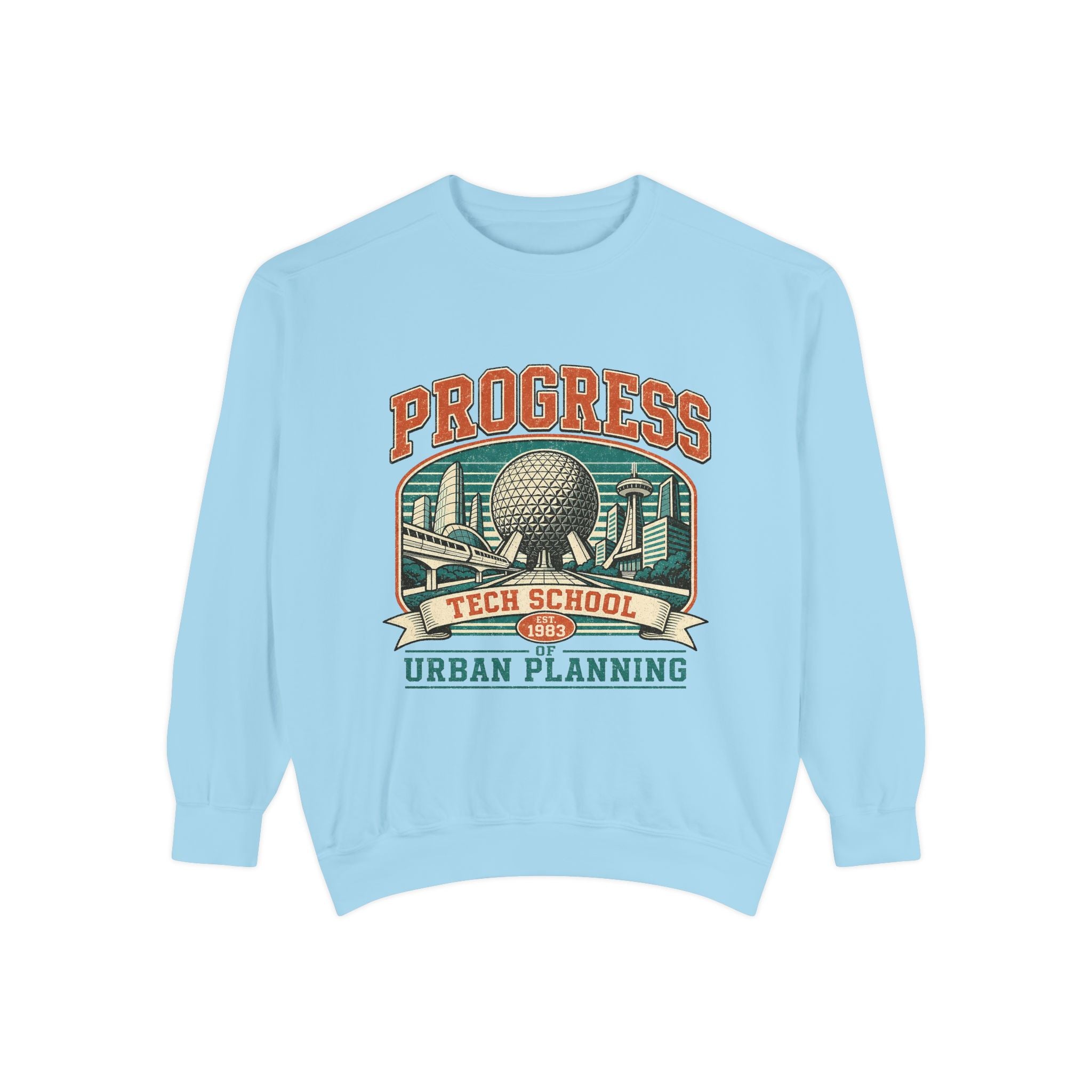 Copy of Urban Planning Tech School T-Shirt — "Progress" Vintage Campus Graphic Tee