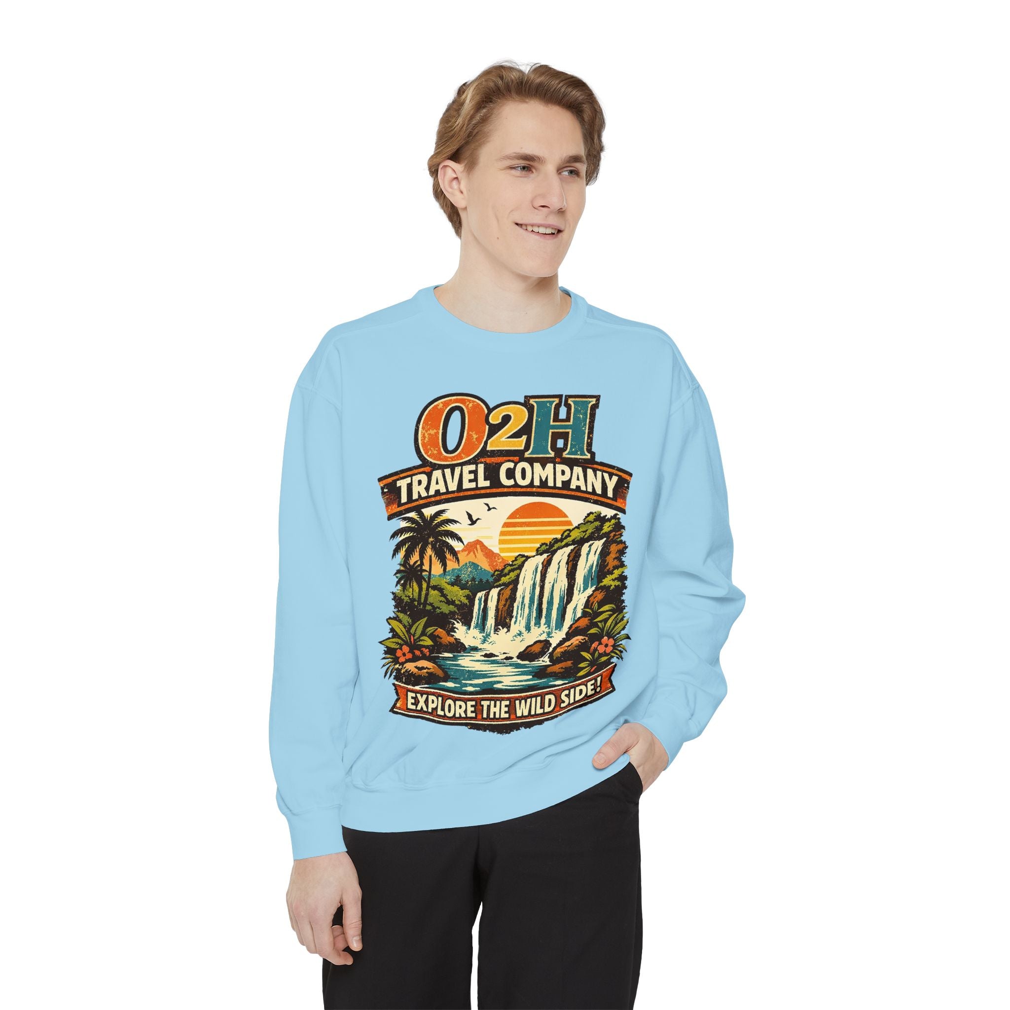 Travel Company Sweatshirt – "O2H Travel Company: Explore the Wild Side"