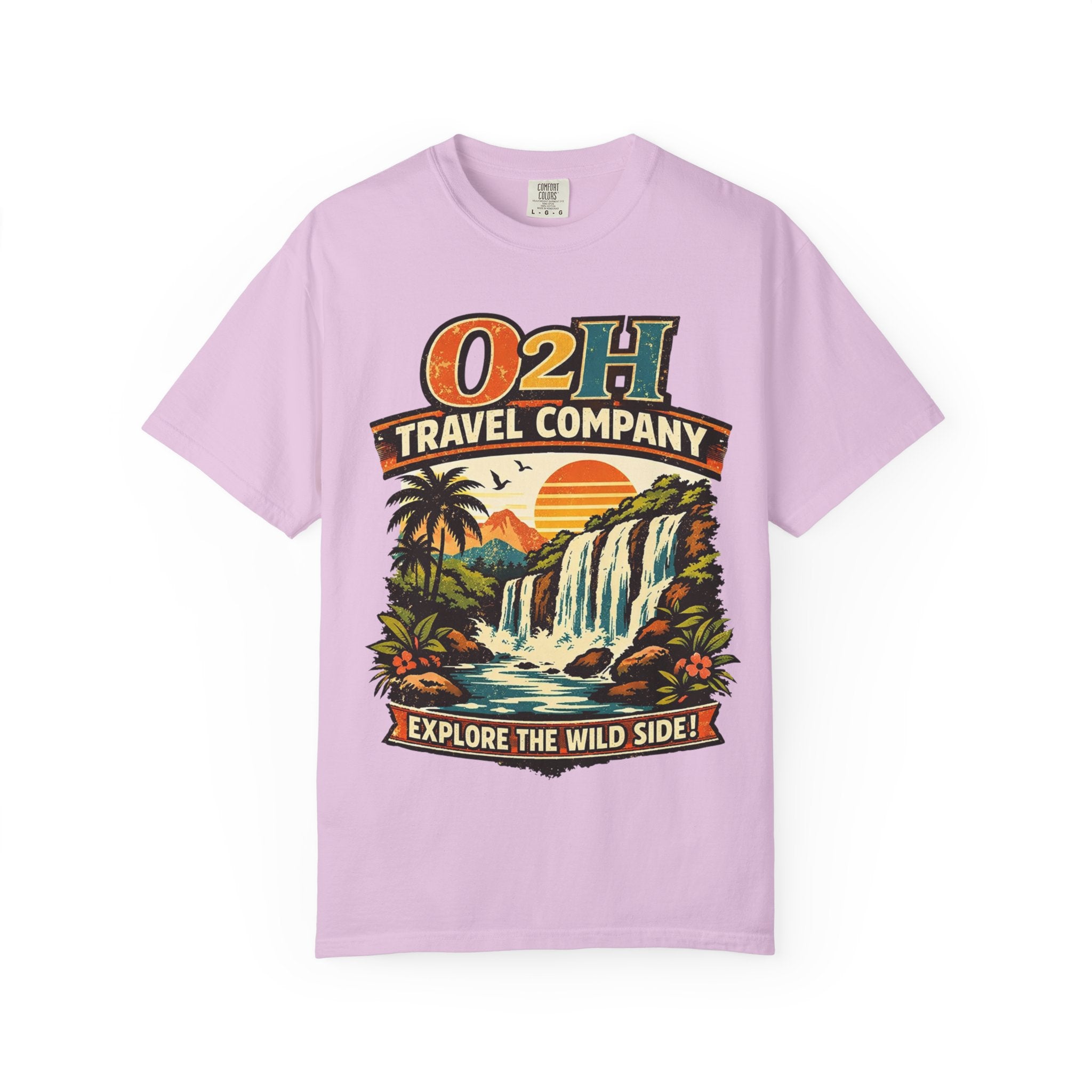 Travel Company T-Shirt — "O2H Travel Company: Explore the Wild Side" Vintage Adventure Tee